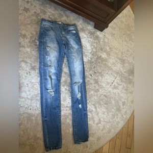Blue Jeans with Holes